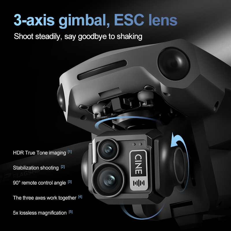 8K 3 Axis Gimbal Brushless 7.2 - Drone Gimbal 3 Axis incelemesi ve fiyatı