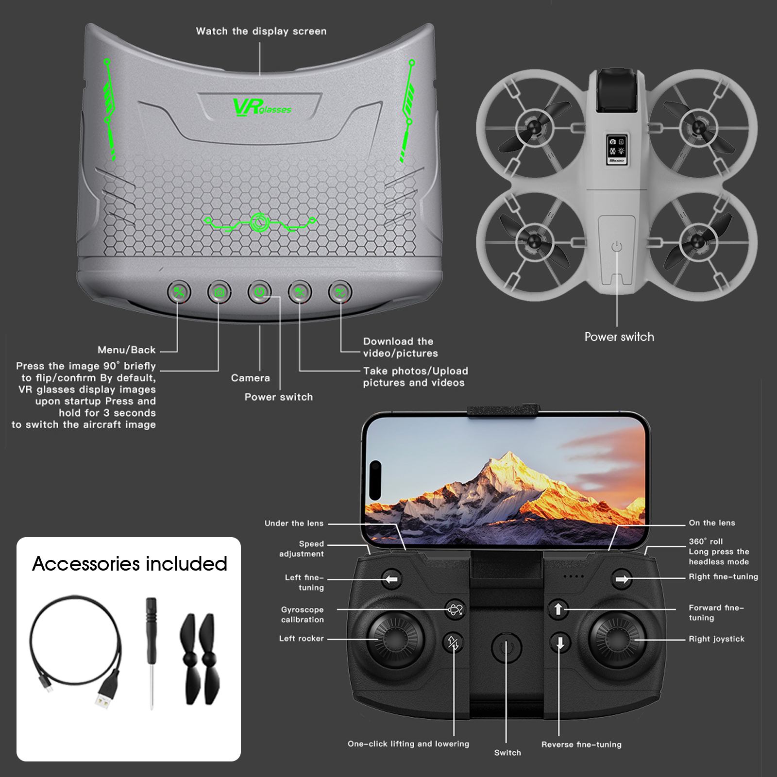 Mini Drone That Is Easy For Be - Drone Gimbal 2 Axis incelemesi ve fiyatı