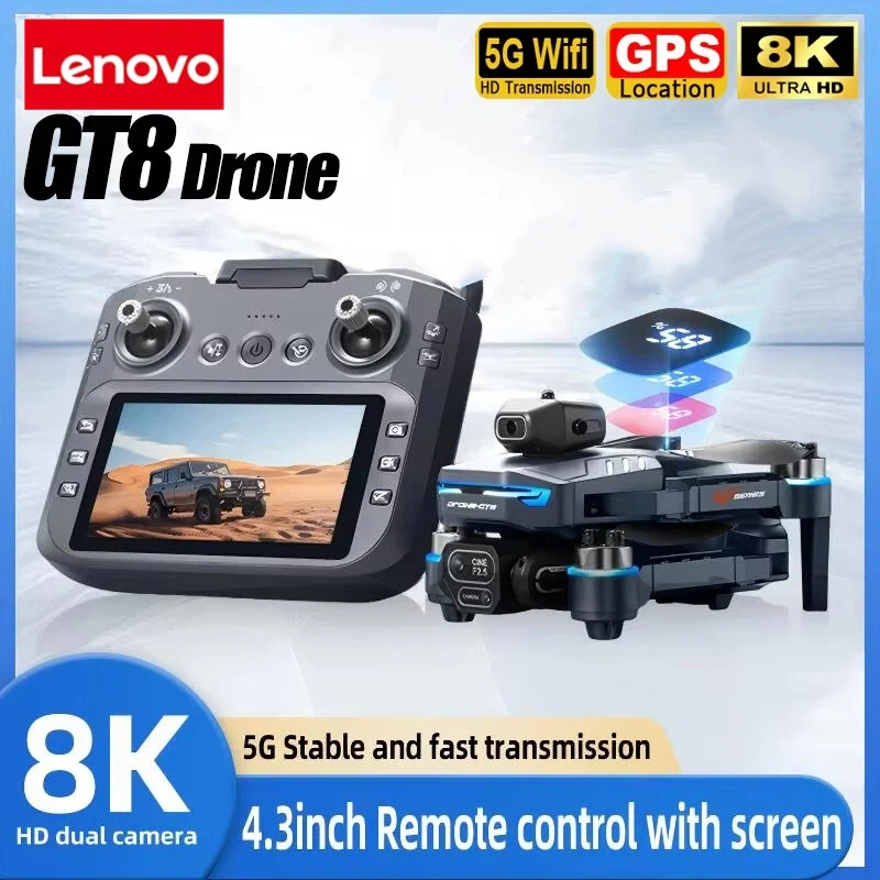 Lenovo GT8 8K Drone Profession - Drone Gimbal 3 Axis incelemesi ve fiyatı
