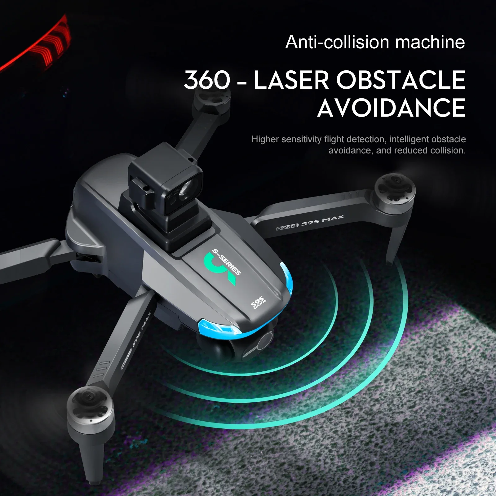 NEW S9S MAX MINI Drone 4K 2-Ax - Drone Gimbal 2 Axis incelemesi ve fiyatı