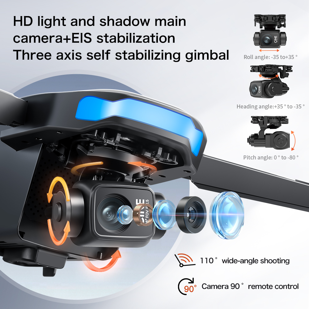 New S-X1 MAX Drone GPS 8K Prof - Drone Gimbal 3 Axis incelemesi ve fiyatı