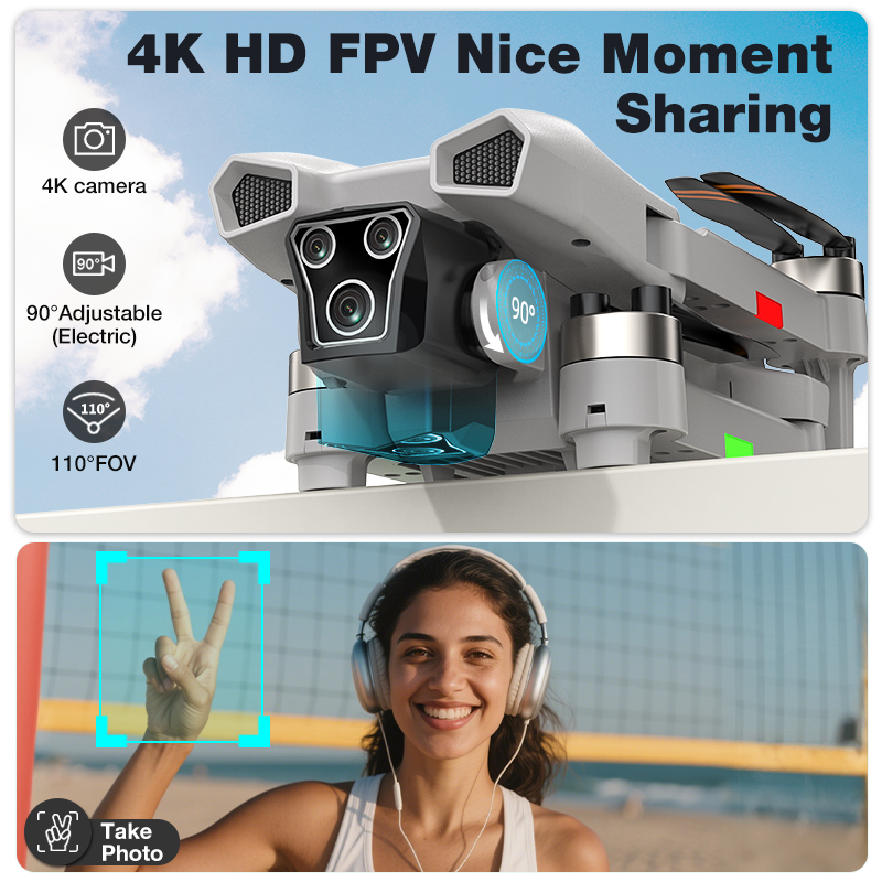 NEW Hot L017 Pro Drone Brushle - Drone Gimbal 3 Axis incelemesi ve fiyatı