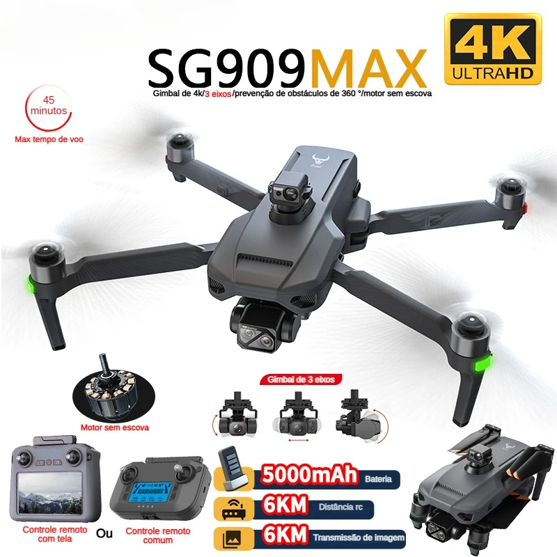 ZLL SG909 SG909MAX Professiona - Drone Gimbal 3 Axis incelemesi ve fiyatı